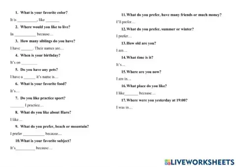 Preguntas y respuestas