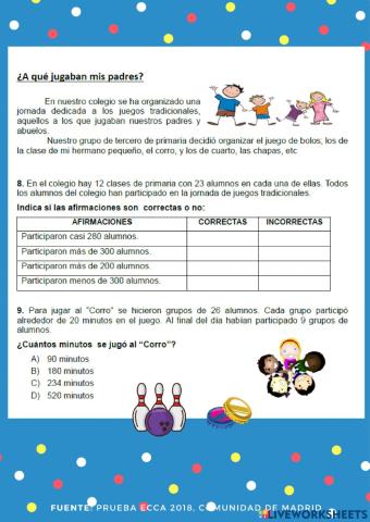 Prueba ECCA 2018, parte 1, pg 4 y 5