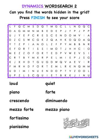DYnamics Wordsearch Hard