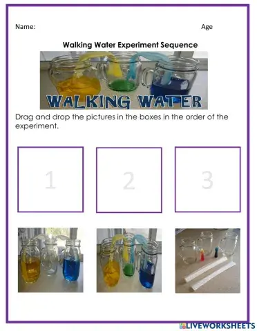 Walking Water Experiment