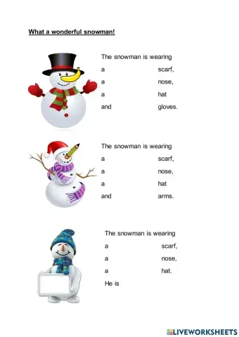 What a wonderful snowman1