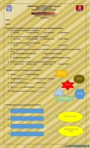 LKPD interaktif babasan jeung paribasa