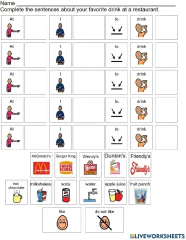 Ordering at Restaurants