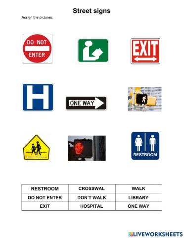 Street sign recognition