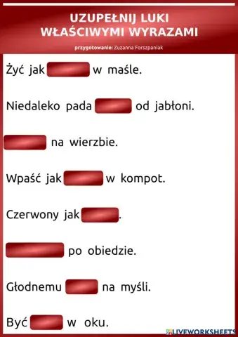 FFrazeologizmy z produktami spożywczymi