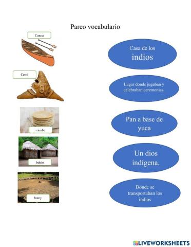 Vocabulario taíno 2