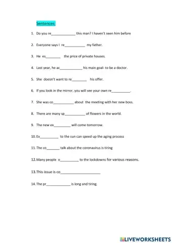 Vocabulary- High Points unit 1