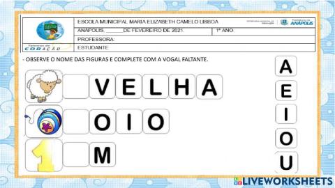 ATIVIDADE 01- VOGAIS