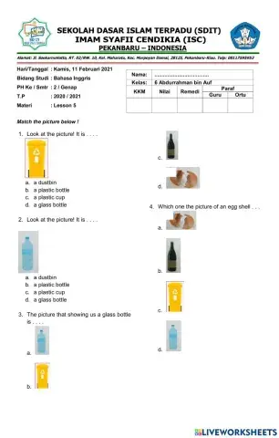 Ph english lesson 5 class 6