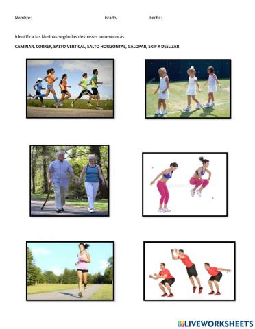 Destrezas locomotoras