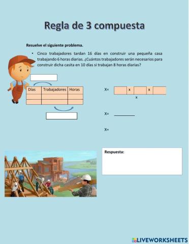 Regla de tres compuesta