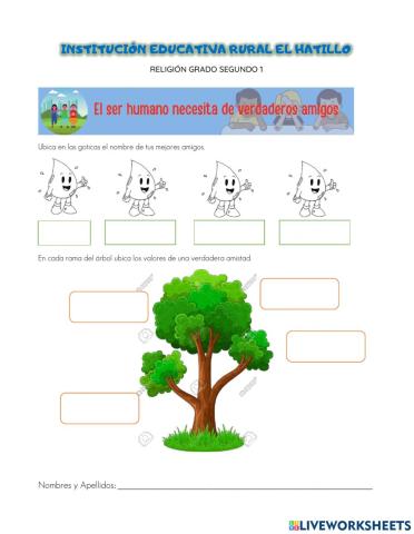 La amistad se realiza con otros