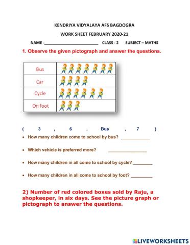 Ws 2 maths feb 2021