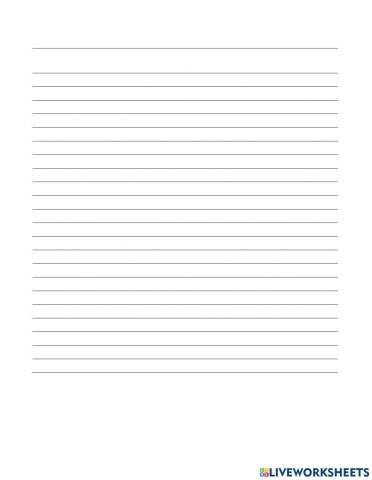 Blank Writing Paper