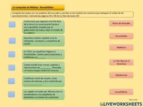 La conquista de México-Tenochtitlan