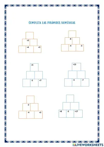 Píramides números enteros