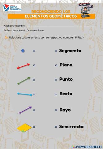 Reconocimiento de elementos geométricos