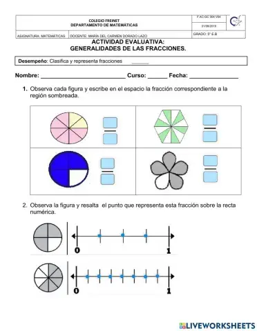 Generalidades de las freacciones.