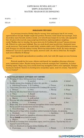 Lkpd interaktif dongeng fabel