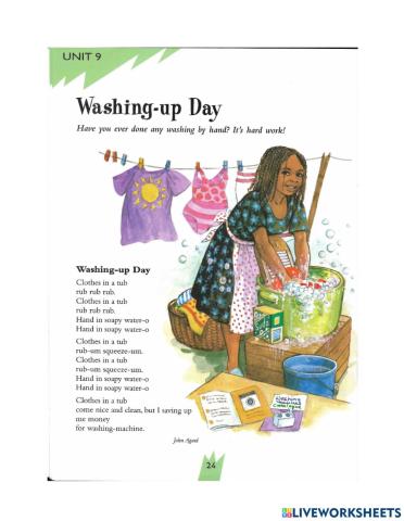 Washing- Up Day