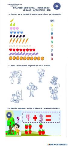 Diagnóstico 1º Grado ( 1 parte)