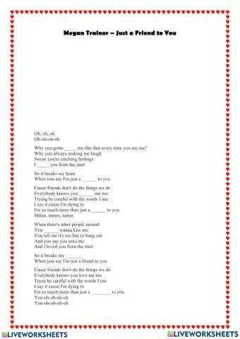 Megan Trainor: Just a friend to you