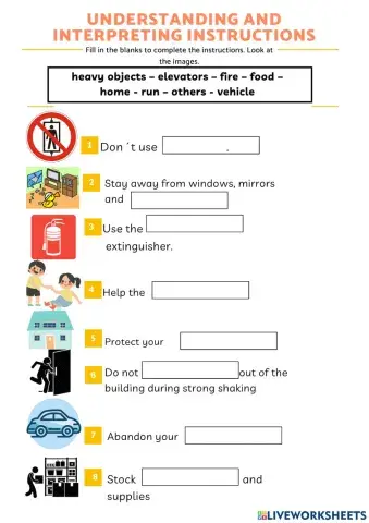 Understanding and interpreting instructions