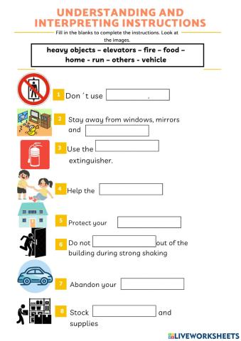 Understanding and interpreting instructions