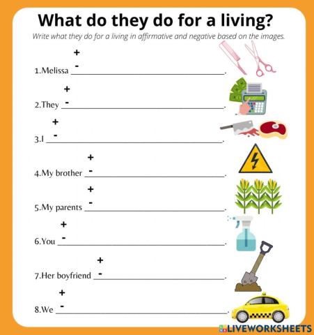 What do they do for a living?