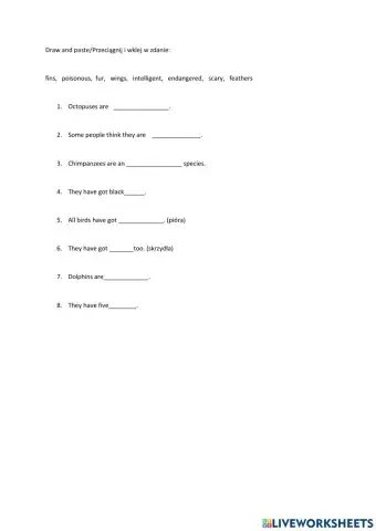 Wild animals and body parts