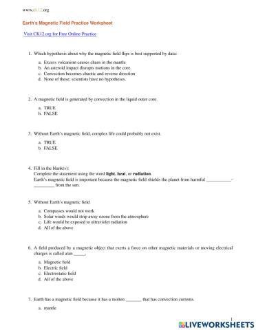 Earth's Magnetic Field