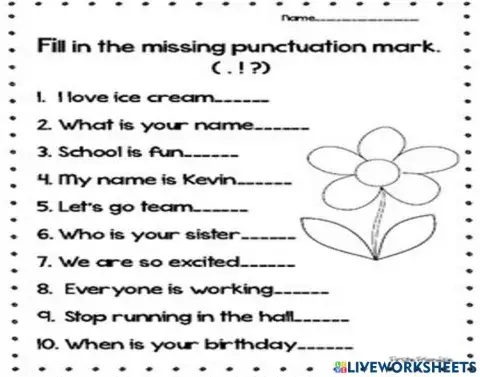 Punctuations