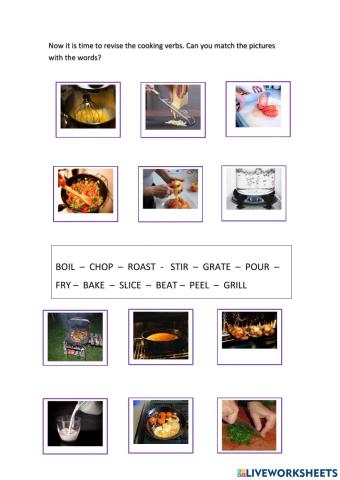 Cooking verbs 1