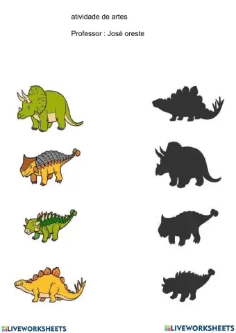 Sombras de dinossauros