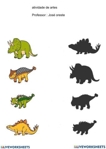 Sombras de dinossauros