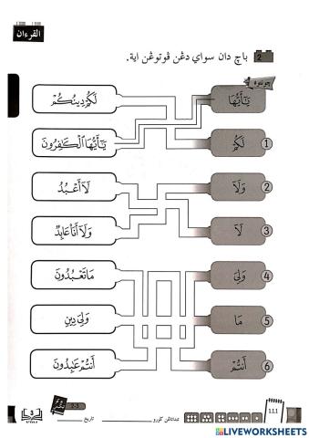 Al:Quran (Tilawah) : Membaca Surah Al Kafirun