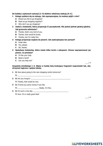 Repetytorium language functions
