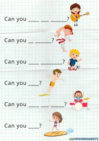 Sports and musical instruments