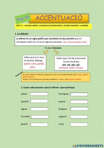 ACCENTUACIÓ Part 3. pàg 16