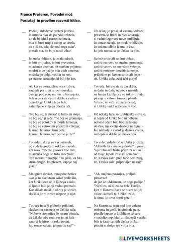 France Prešeren, Povodni mož