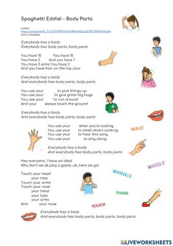 Body Parts Spaghetti Eddie!