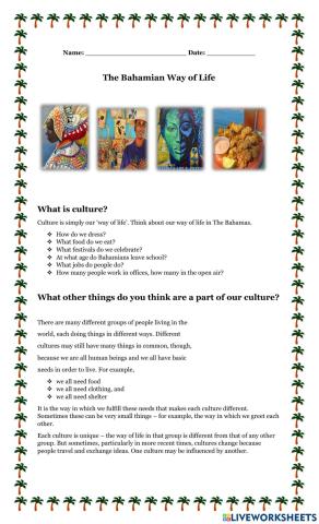 The Bahamian way of life