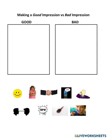 First impression- bad vs good