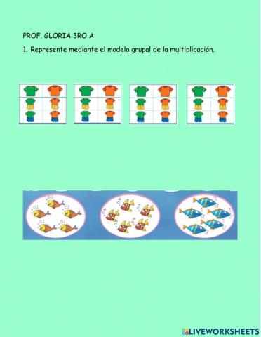 Modelo grupal y geométrico de la multiplicación