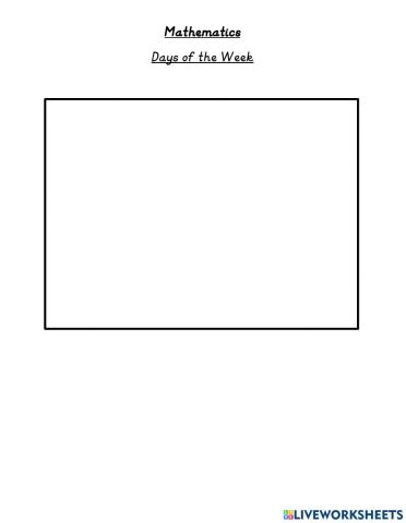 Days of the Week (Calendar)