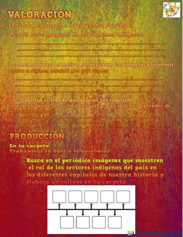 Valoración revoluciones indígenas