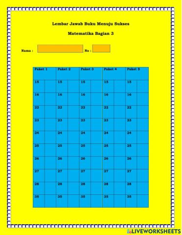 LK MATEMATIKA Menuju Sukses 3