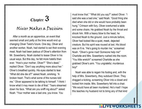 Oliver Twist - Chapter 3