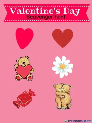 Valentine's scavenger hunt