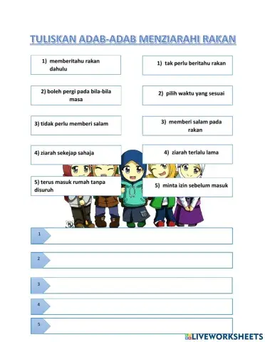 Adab menziarahi rakan